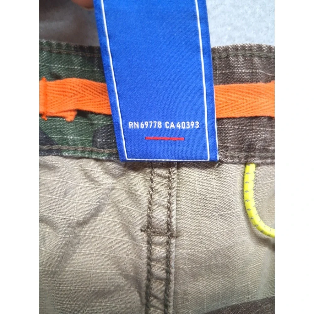 PO/ED GALLERIE Men's  Camo Pants Pockets Size 36‎ String Tie Hem